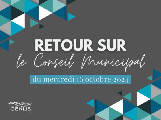 Retour sur le Conseil Municipal du 16/10/2024